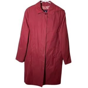 London Fog Red Women’s Classic Trench Coat
