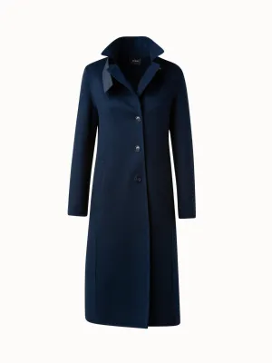 Long Cashmere Double-Face Blazer Coat