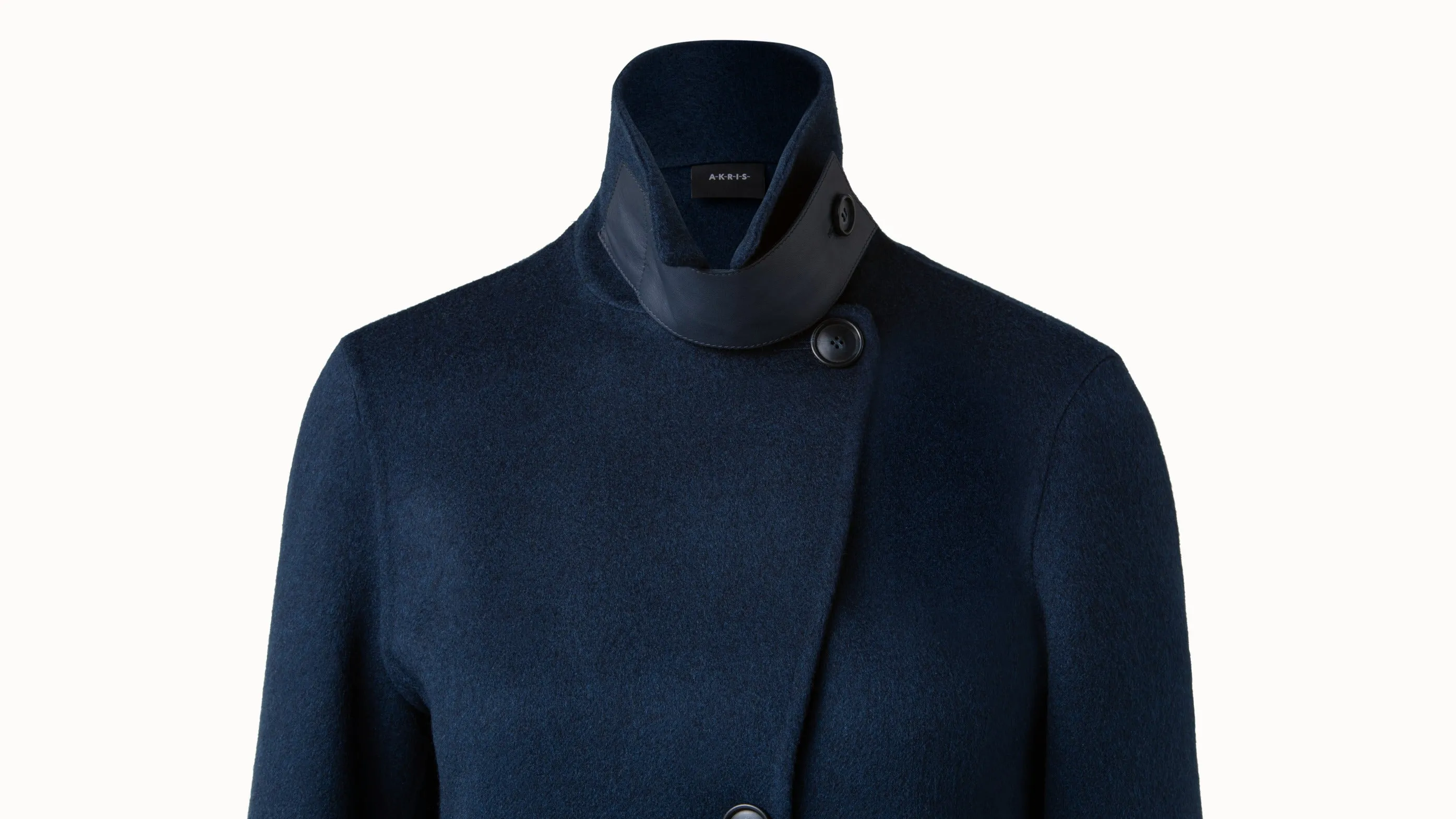 Long Cashmere Double-Face Blazer Coat