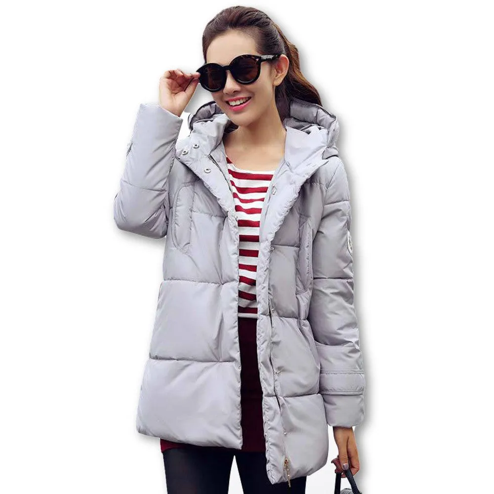 Long Parkas Female Women Winter Coat Thickening Cotton Winter Jacket Womens Outwear Parkas for Women Winter Outwear