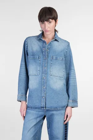 Lydie Denim Jackets in blue cotton