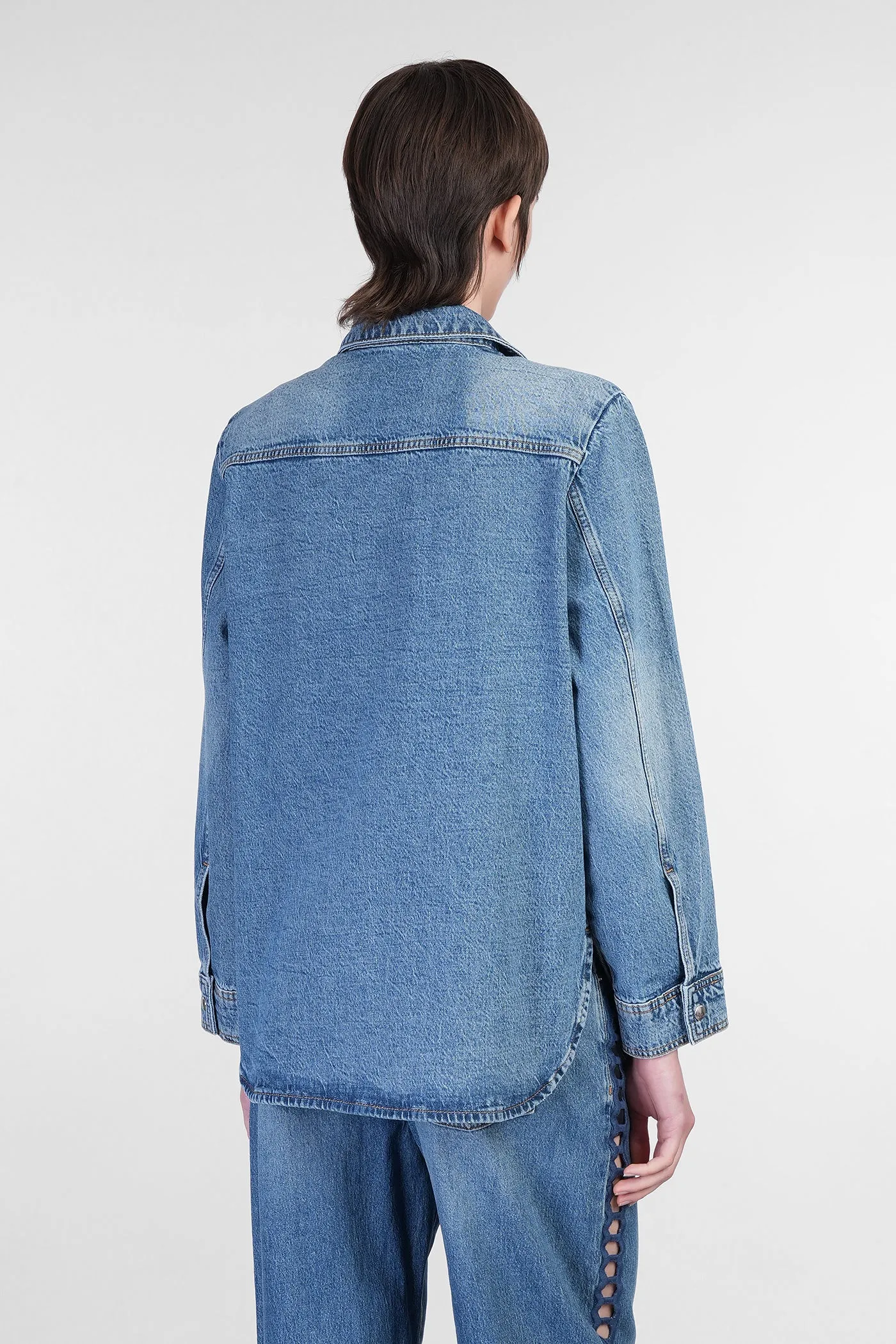 Lydie Denim Jackets in blue cotton