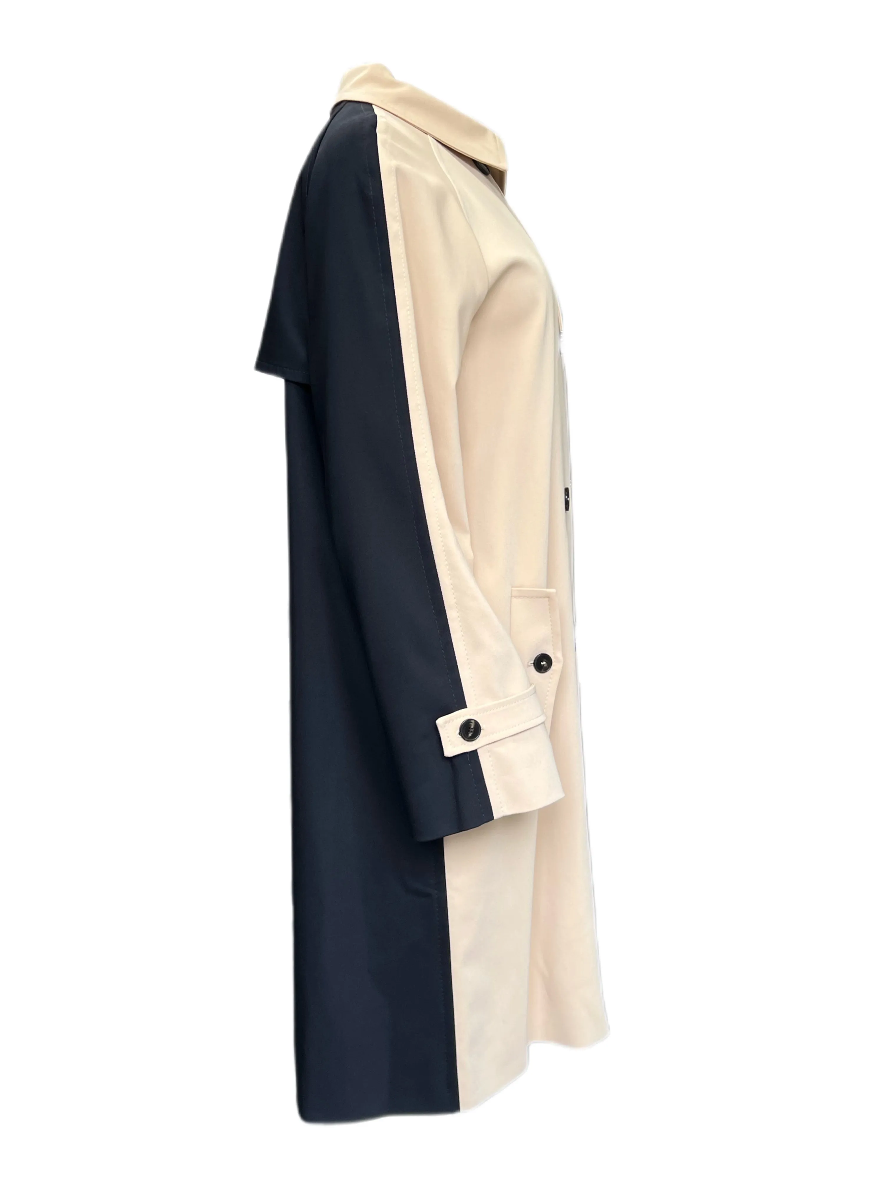 Marella By Max Mara Women's Camel Agiato Double Breasted Trenchcoat Size 14
