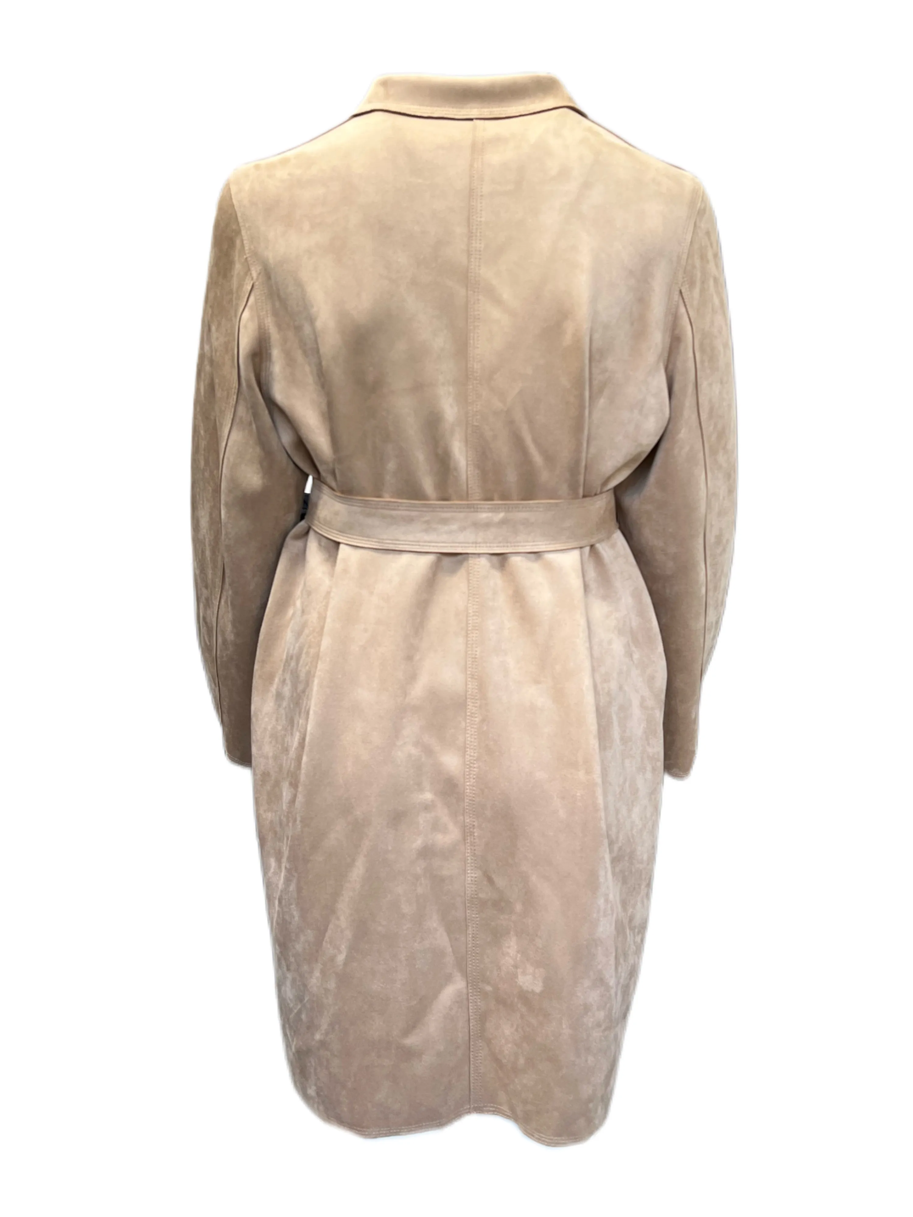 Marina Rinaldi Women's Brown Ogiva Button Closure Coat Size L NWT