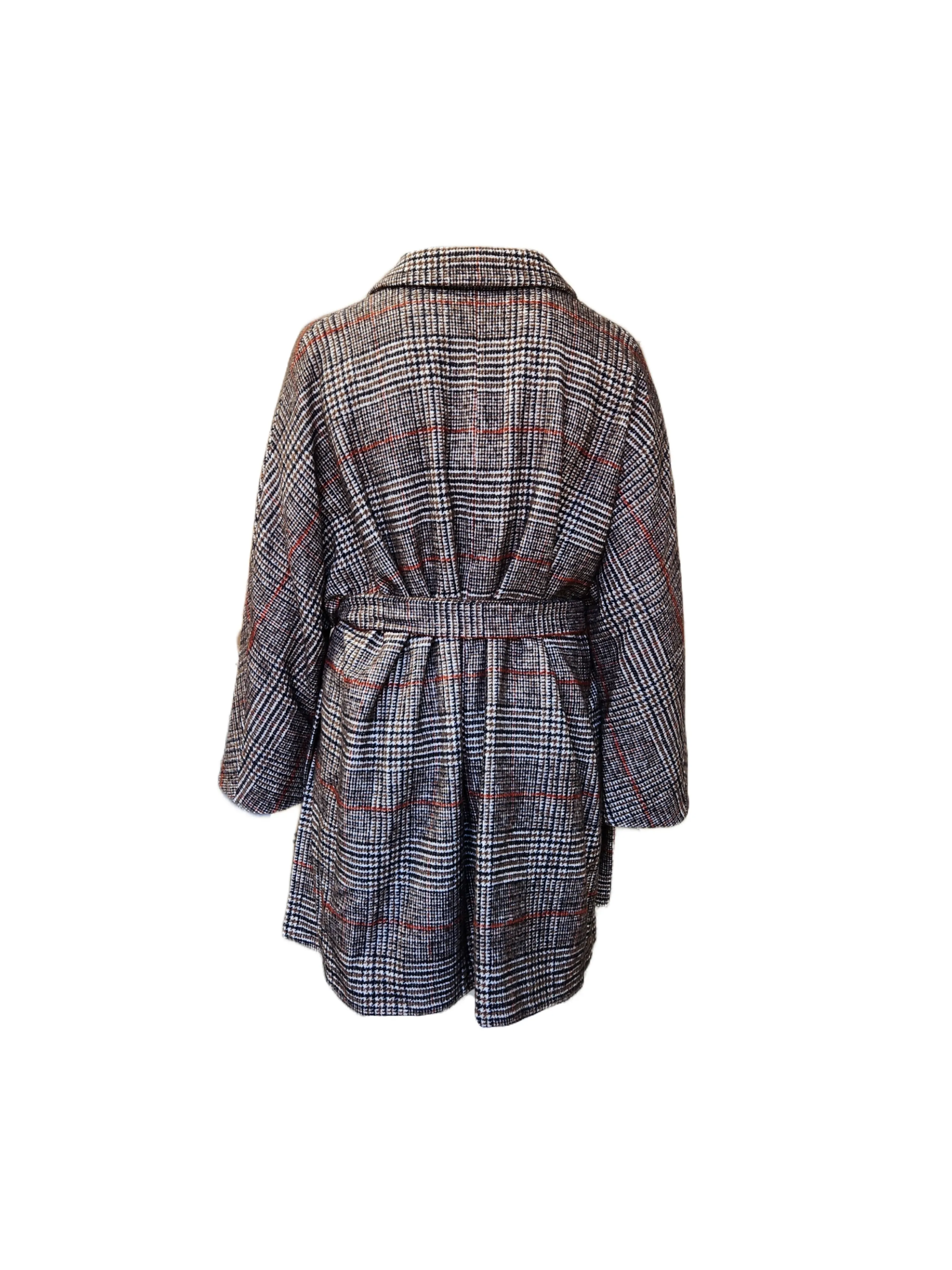 Marina Rinaldi Women's Brown Treno Wrap Coat NWT