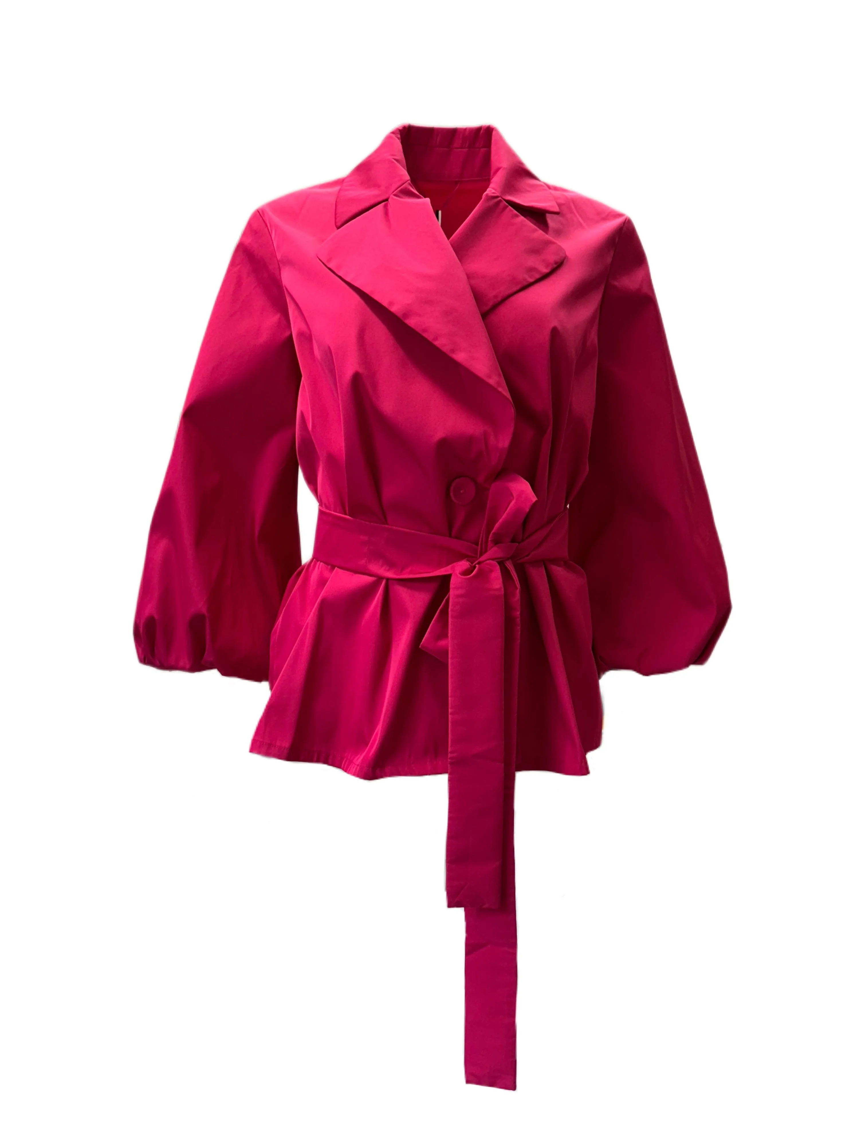 Marina Rinaldi Women's Pink Cleo Button Closure Jacket NWT