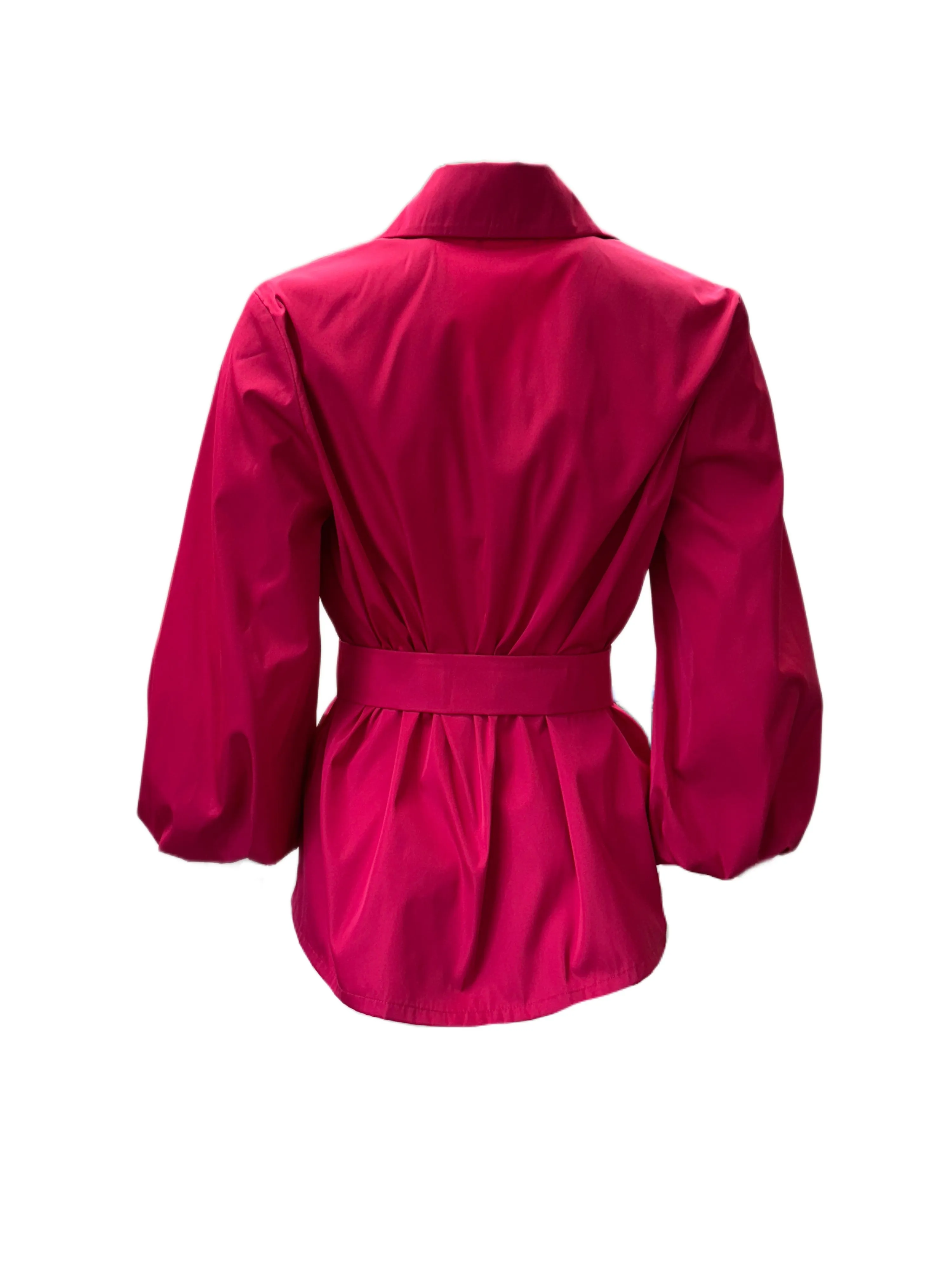 Marina Rinaldi Women's Pink Cleo Button Closure Jacket NWT