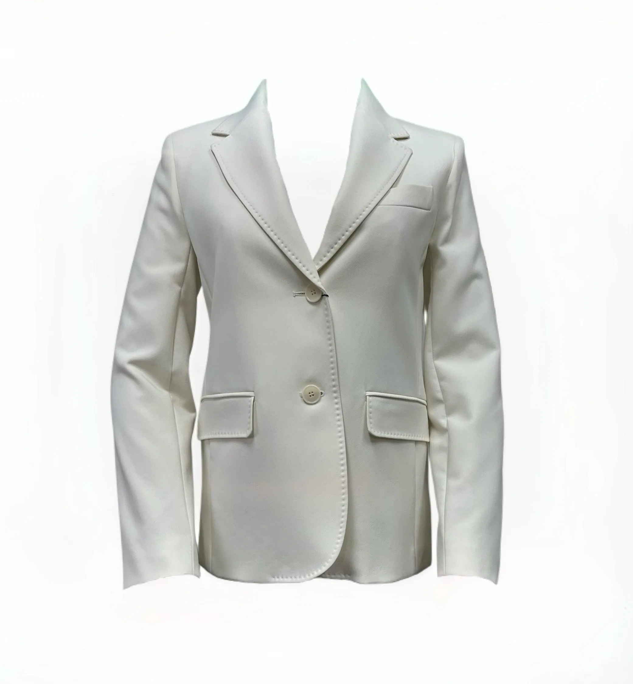Max Mara Women's White Uva Classic Jacket NWT