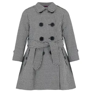 Mayfair Girls Coat - Classic Houndstooth