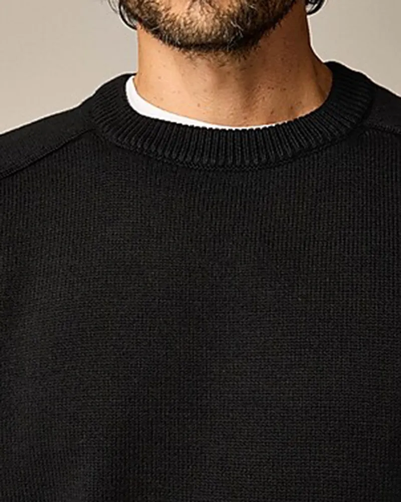Men's 100% Organic Cotton Crewneck Sweater