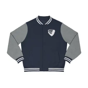 Men's Hustle & Grow Varsity Jacket (True Navy)
