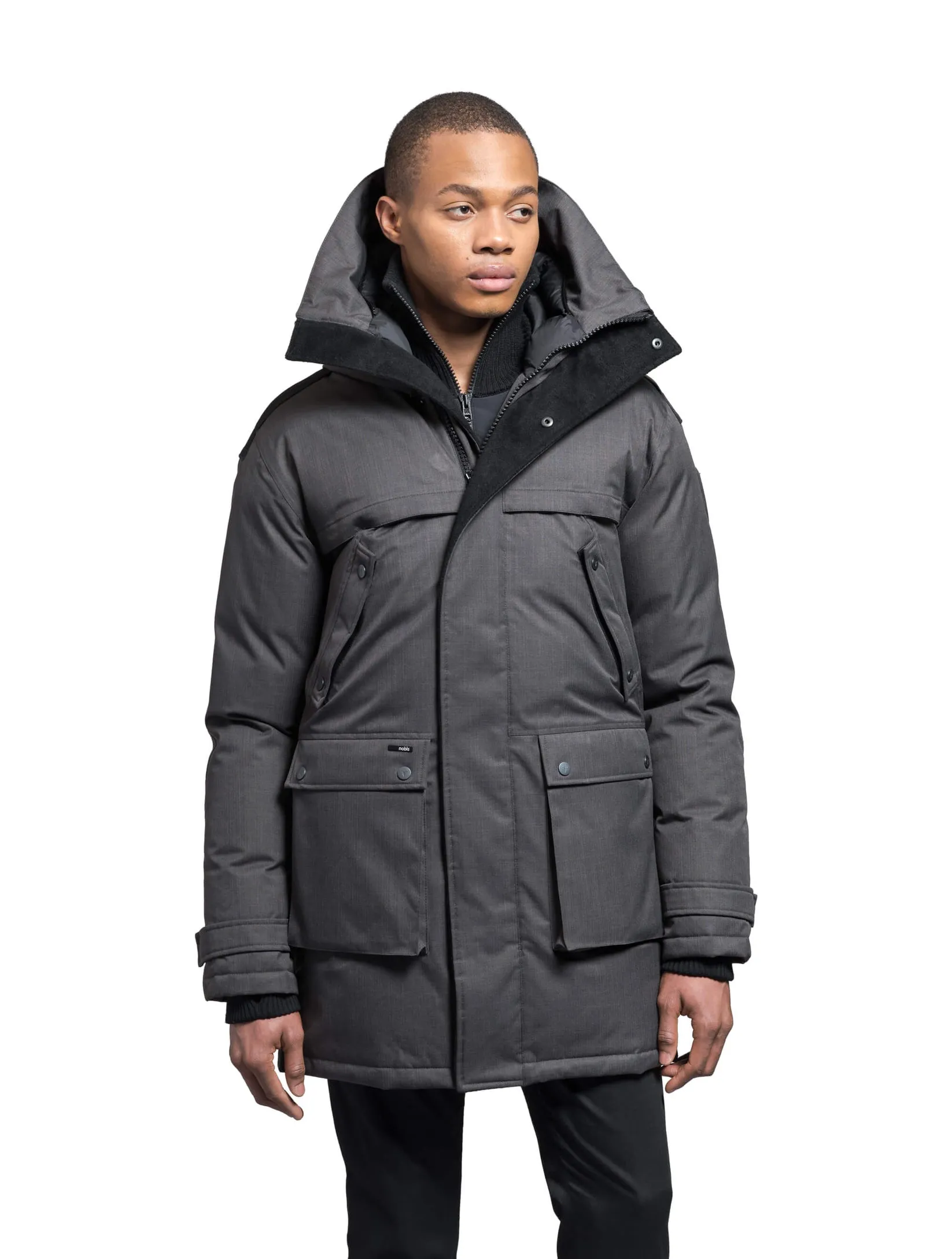 Men's Nobis Yatesy-NF Long Parka Steel Grey