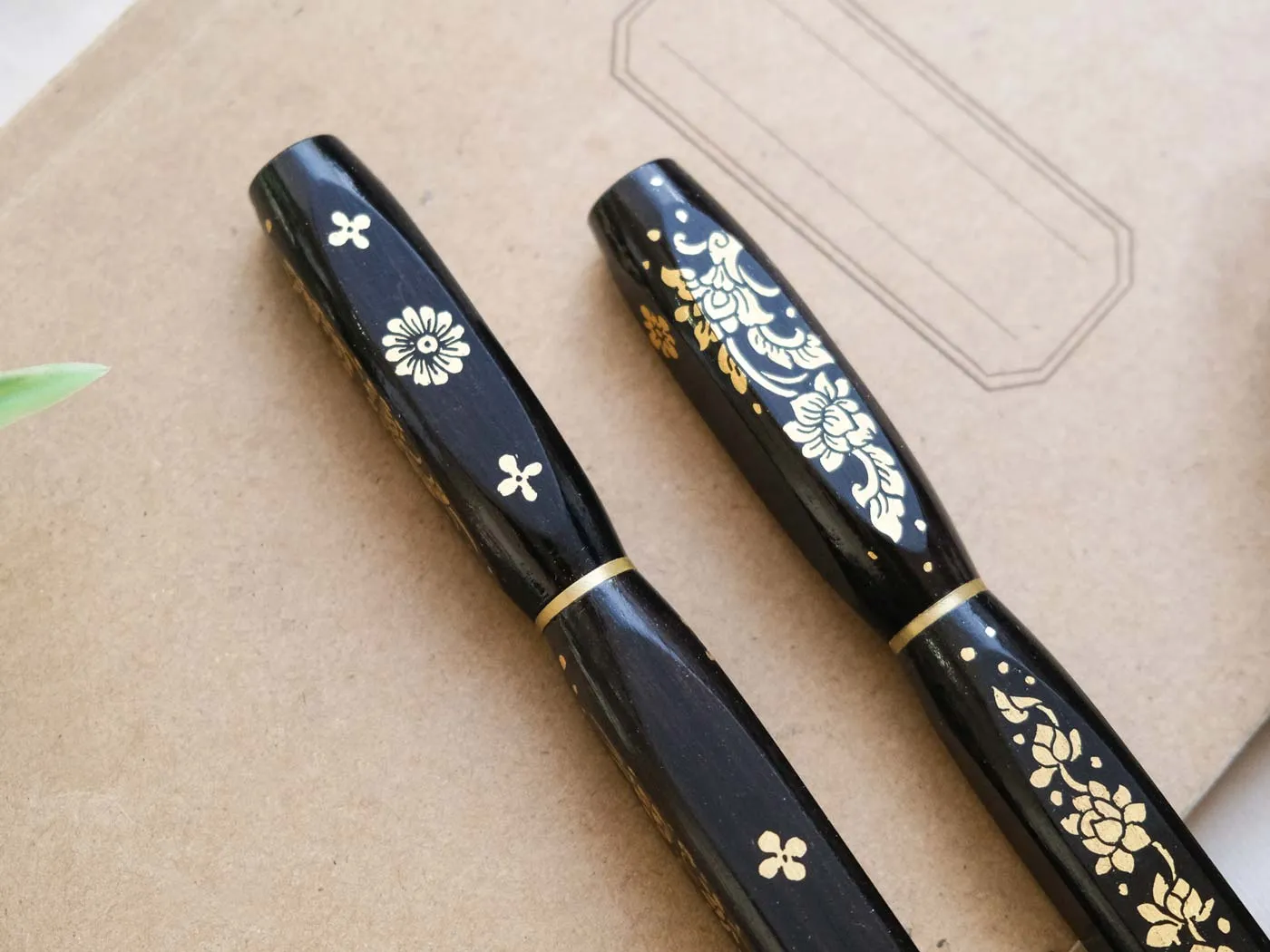 Nam Jai Urushi: Falling Lotus - Black