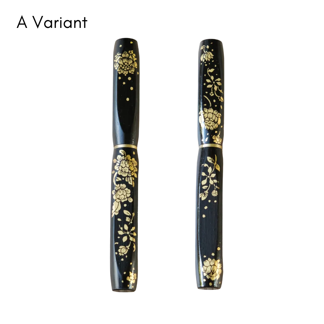 Nam Jai Urushi: Falling Lotus - Black