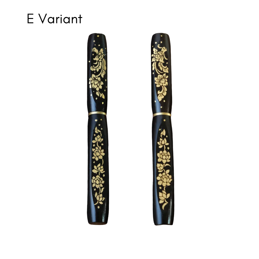 Nam Jai Urushi: Falling Lotus - Black