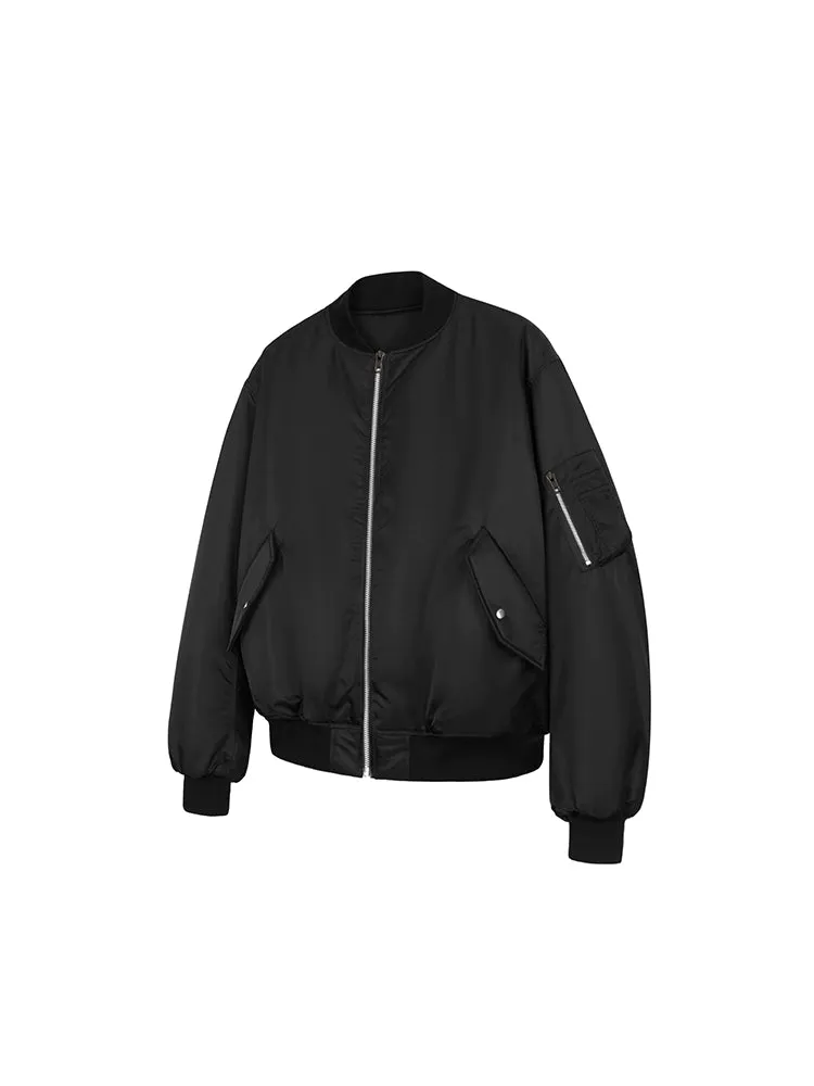 Nylon Bomber Jacket