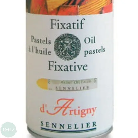 Oil Pastels – SENNELIER – FIXATIVE - D'Artigny Aerosol Spray 400 ml