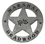 Old West Historic Replica Badge: Marshal Deadwood Star
