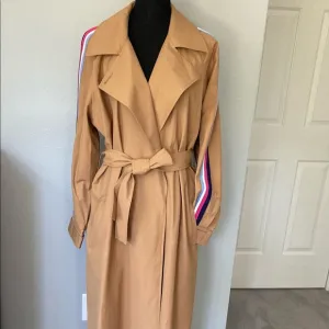 OVS beige oversize belted trench coat oversize Size EU M/L, fits XL