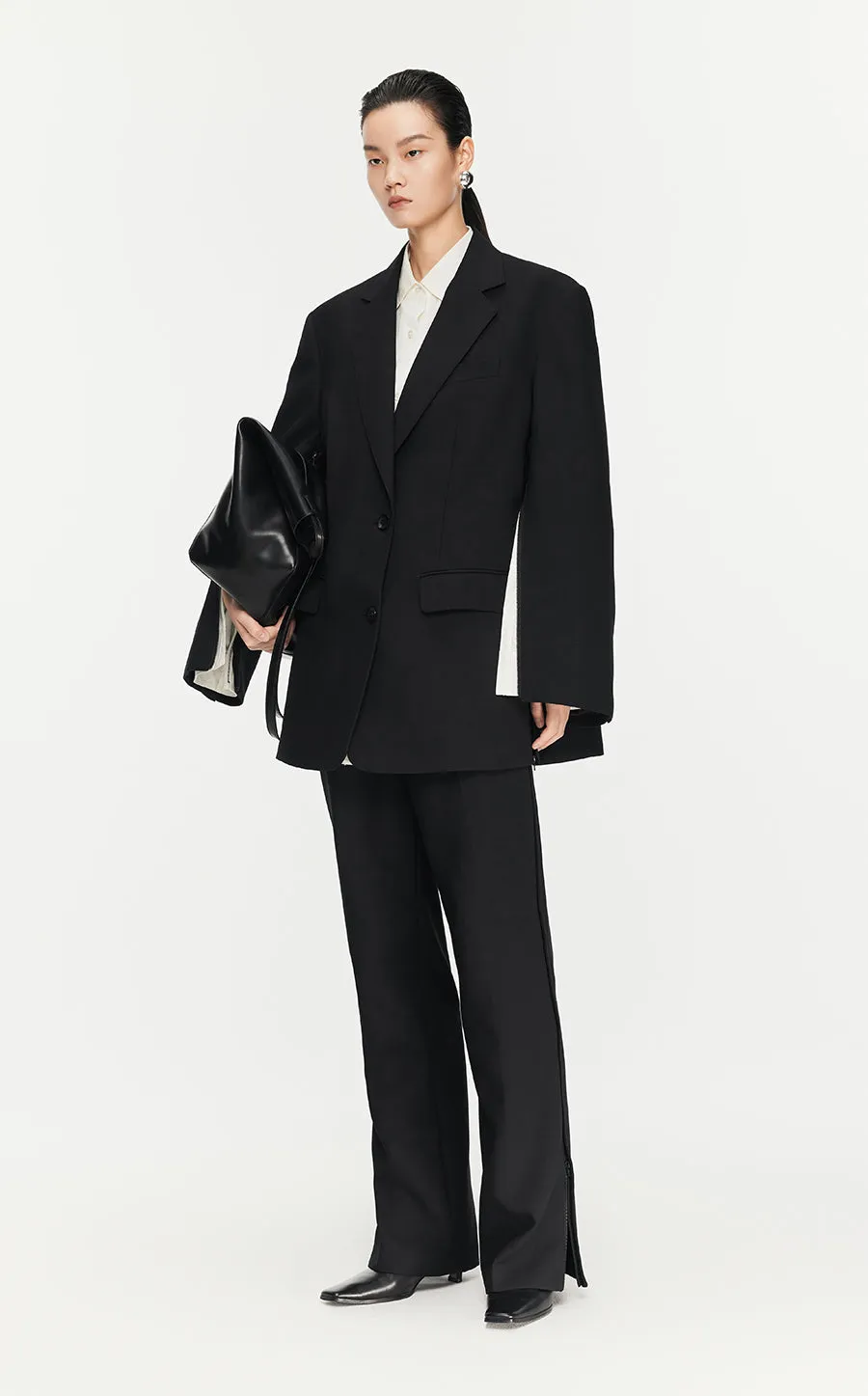 Pants/JNBY Woolen Double-layer Fabric Pants
