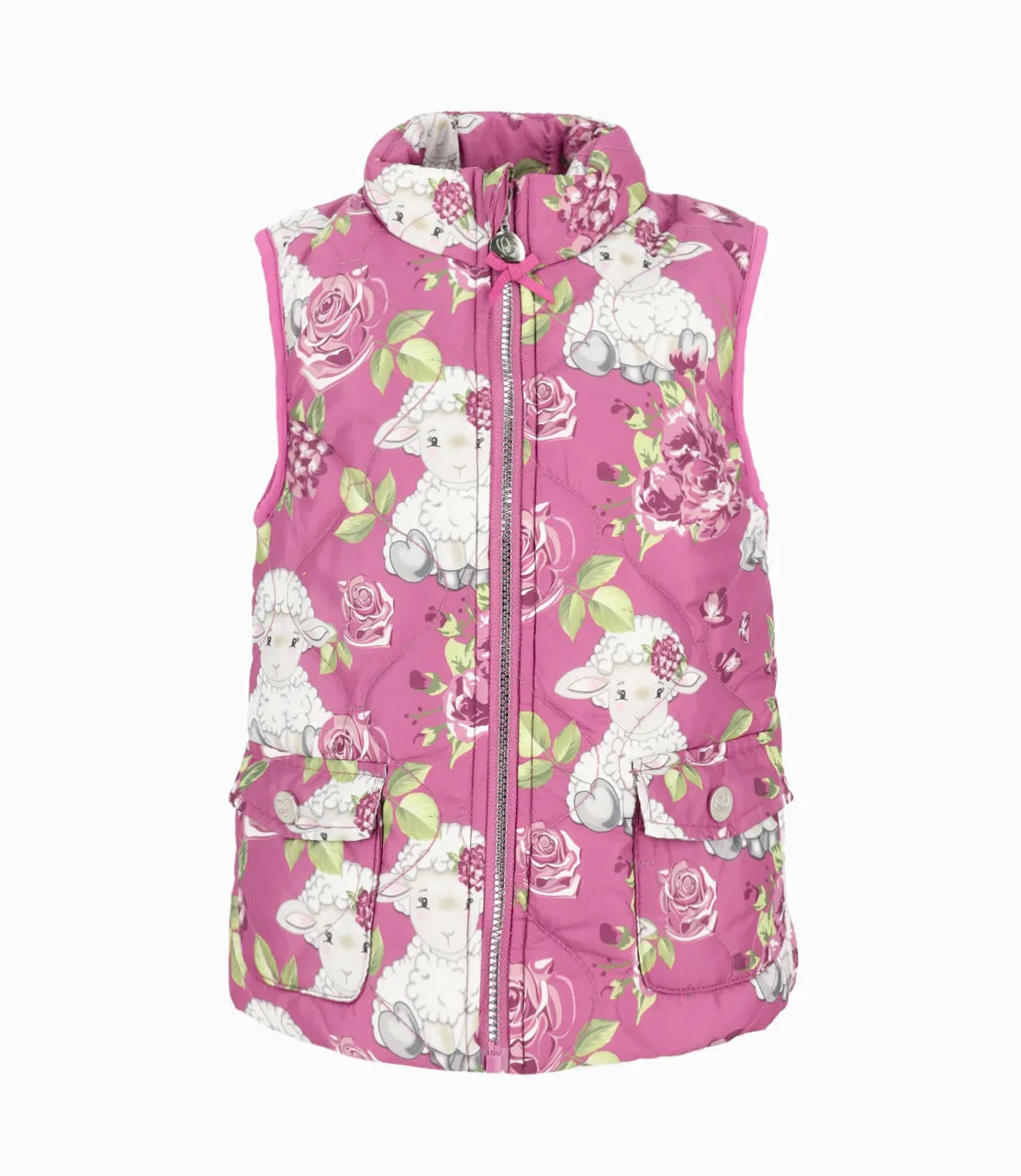 Parka niña sin mangas