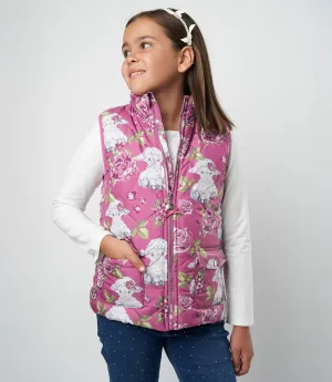 Parka niña sin mangas