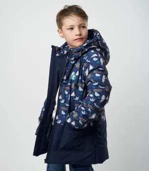 Parka niño con diseño