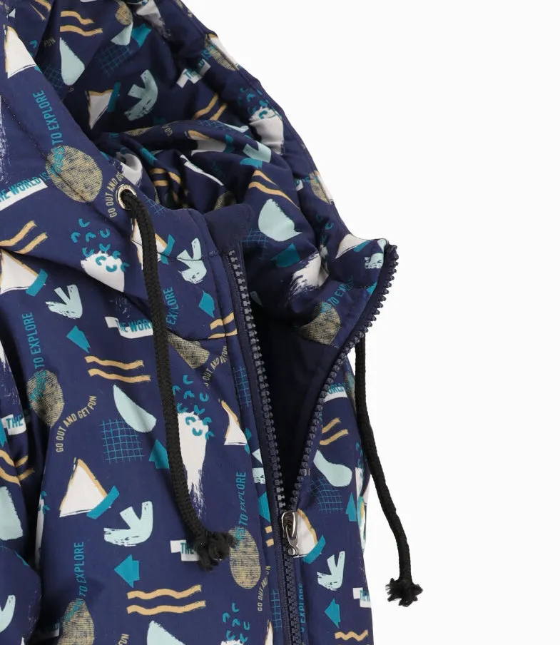 Parka niño con diseño