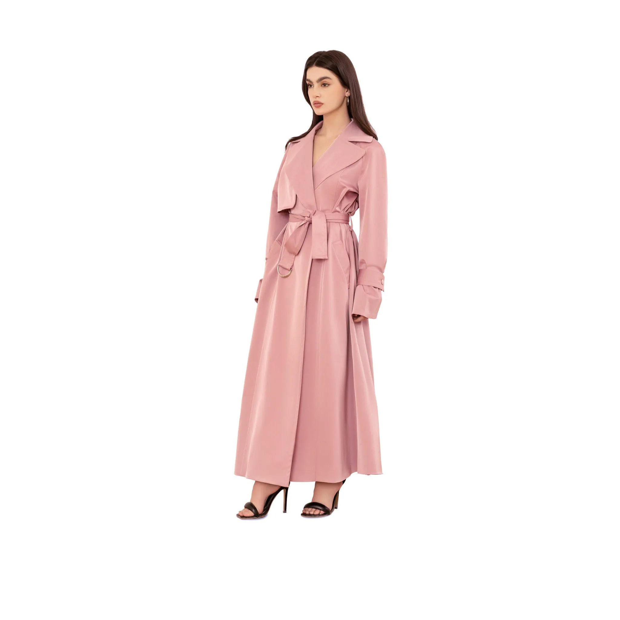Pink Trench coat