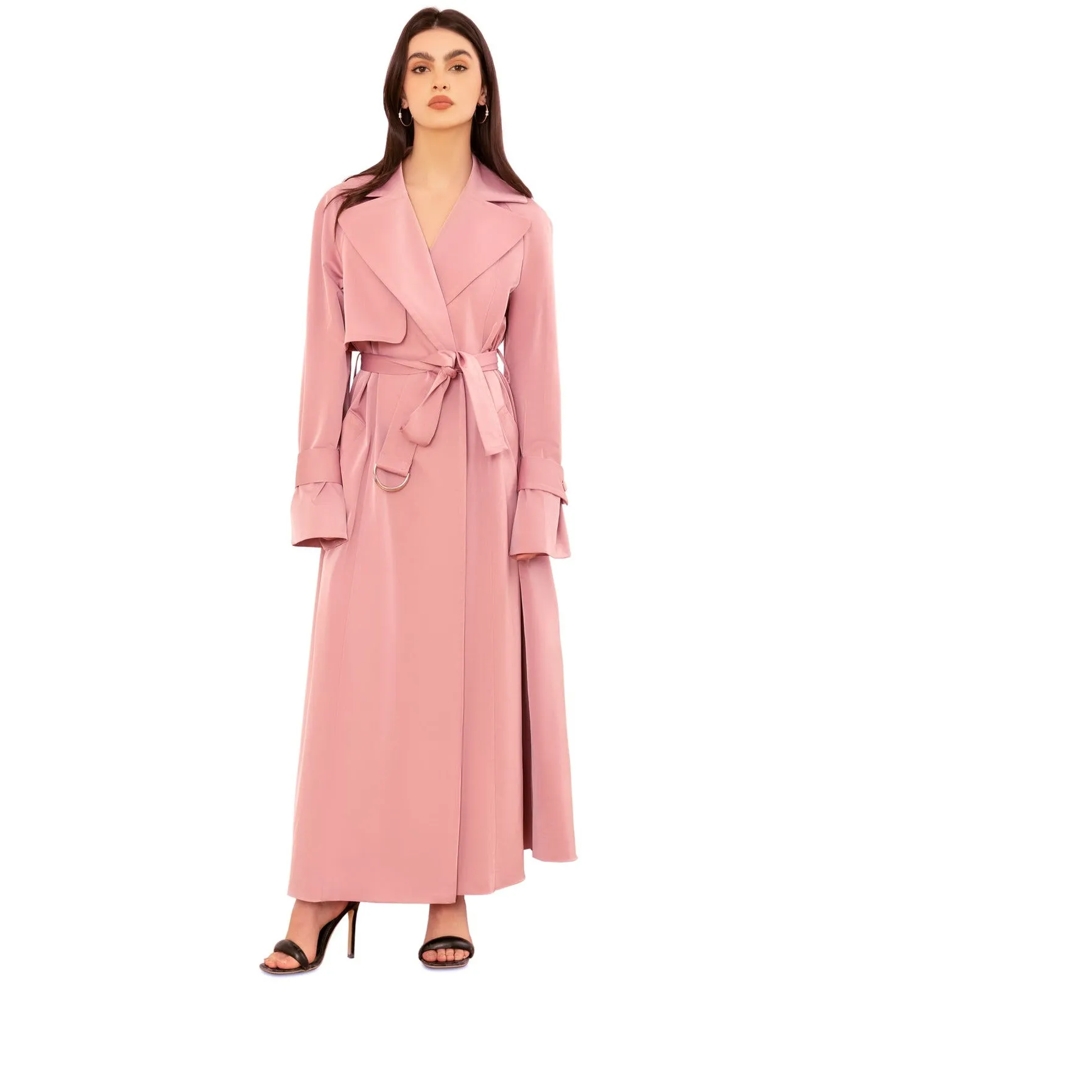 Pink Trench coat