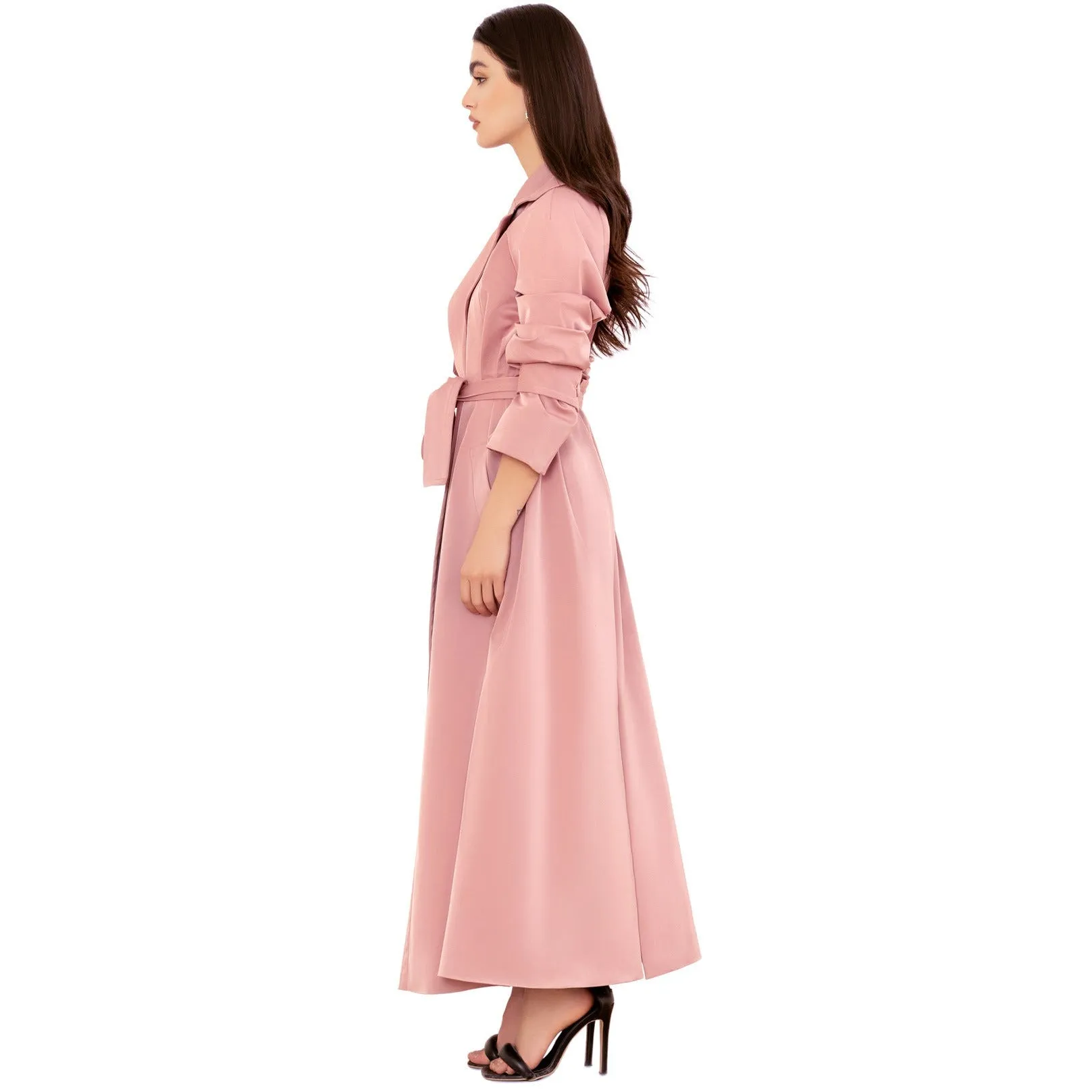 Pink Trench coat