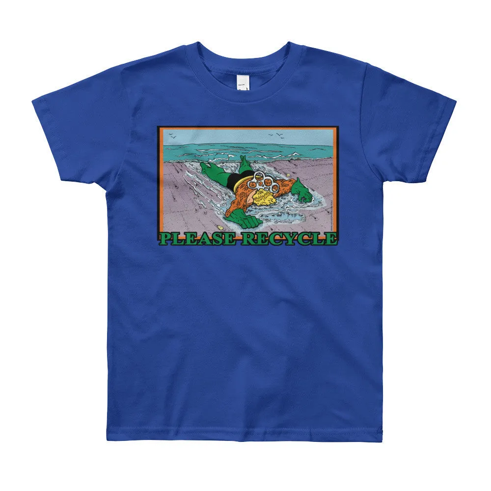Please Recycle Superhero Youth T-Shirt