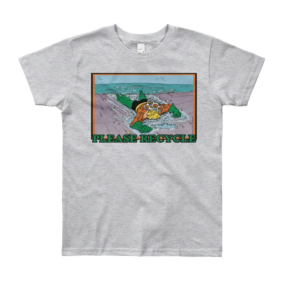 Please Recycle Superhero Youth T-Shirt