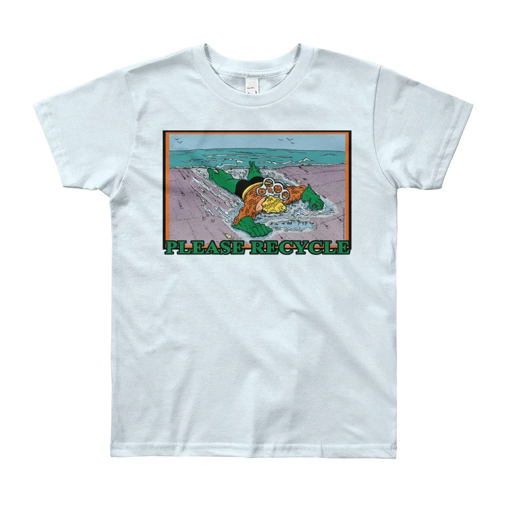 Please Recycle Superhero Youth T-Shirt