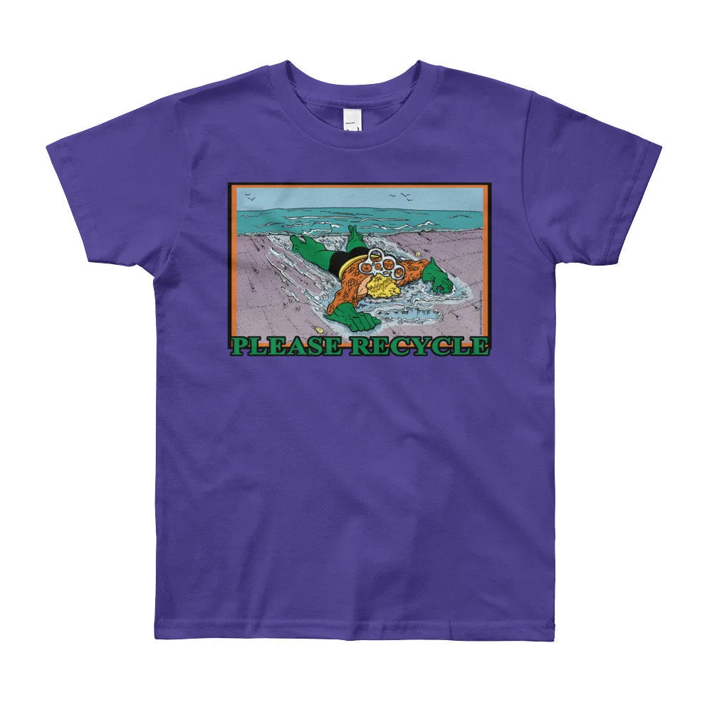 Please Recycle Superhero Youth T-Shirt