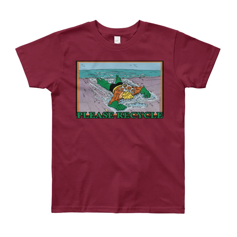 Please Recycle Superhero Youth T-Shirt