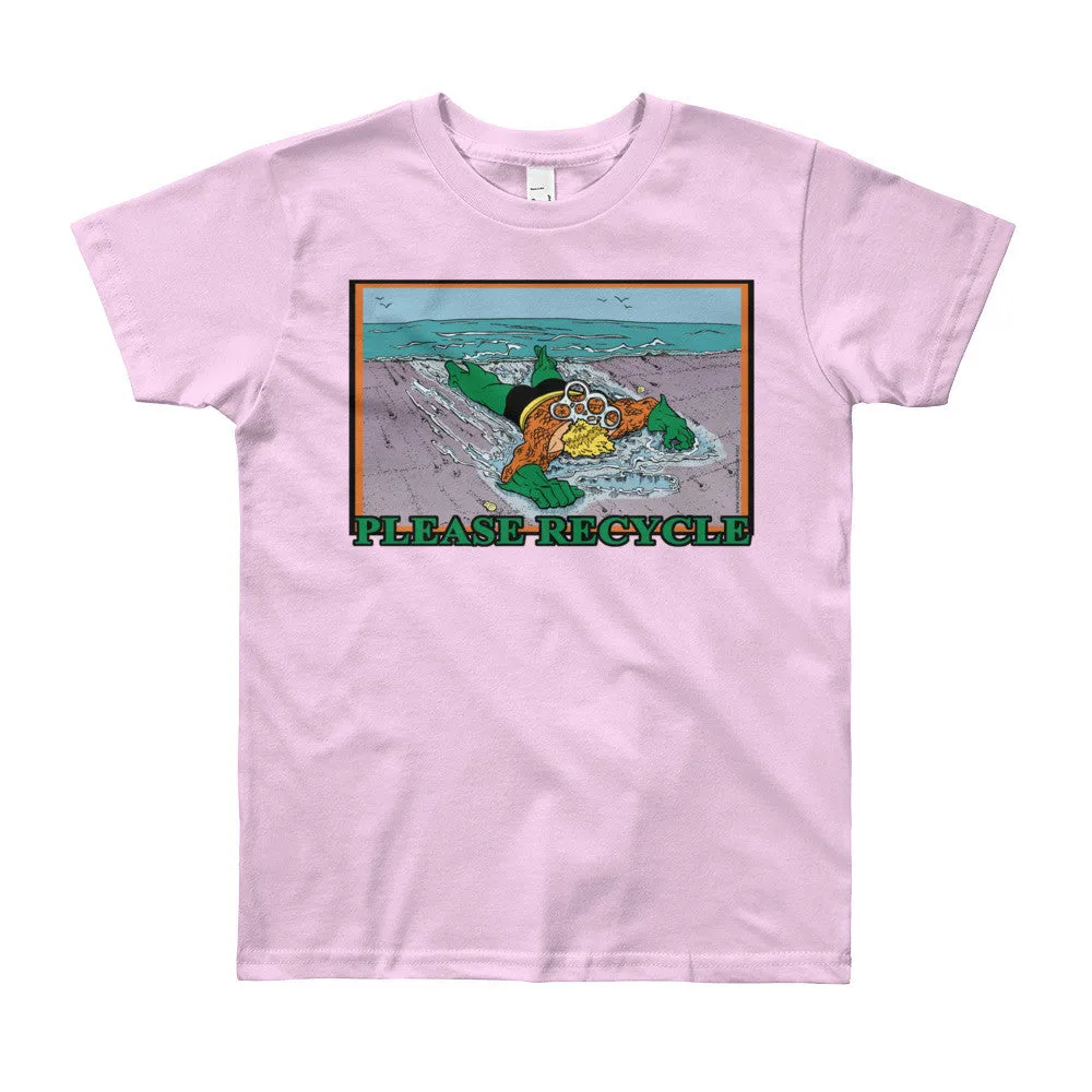 Please Recycle Superhero Youth T-Shirt