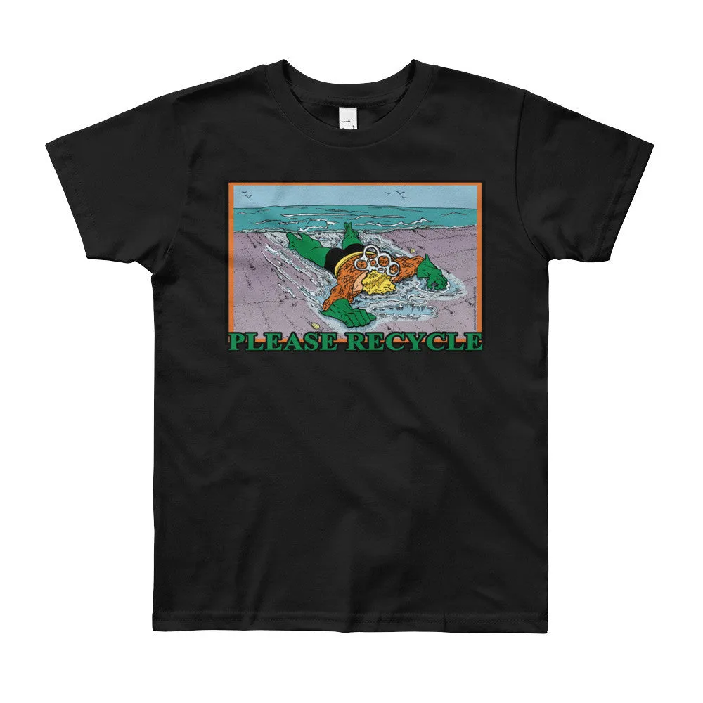 Please Recycle Superhero Youth T-Shirt