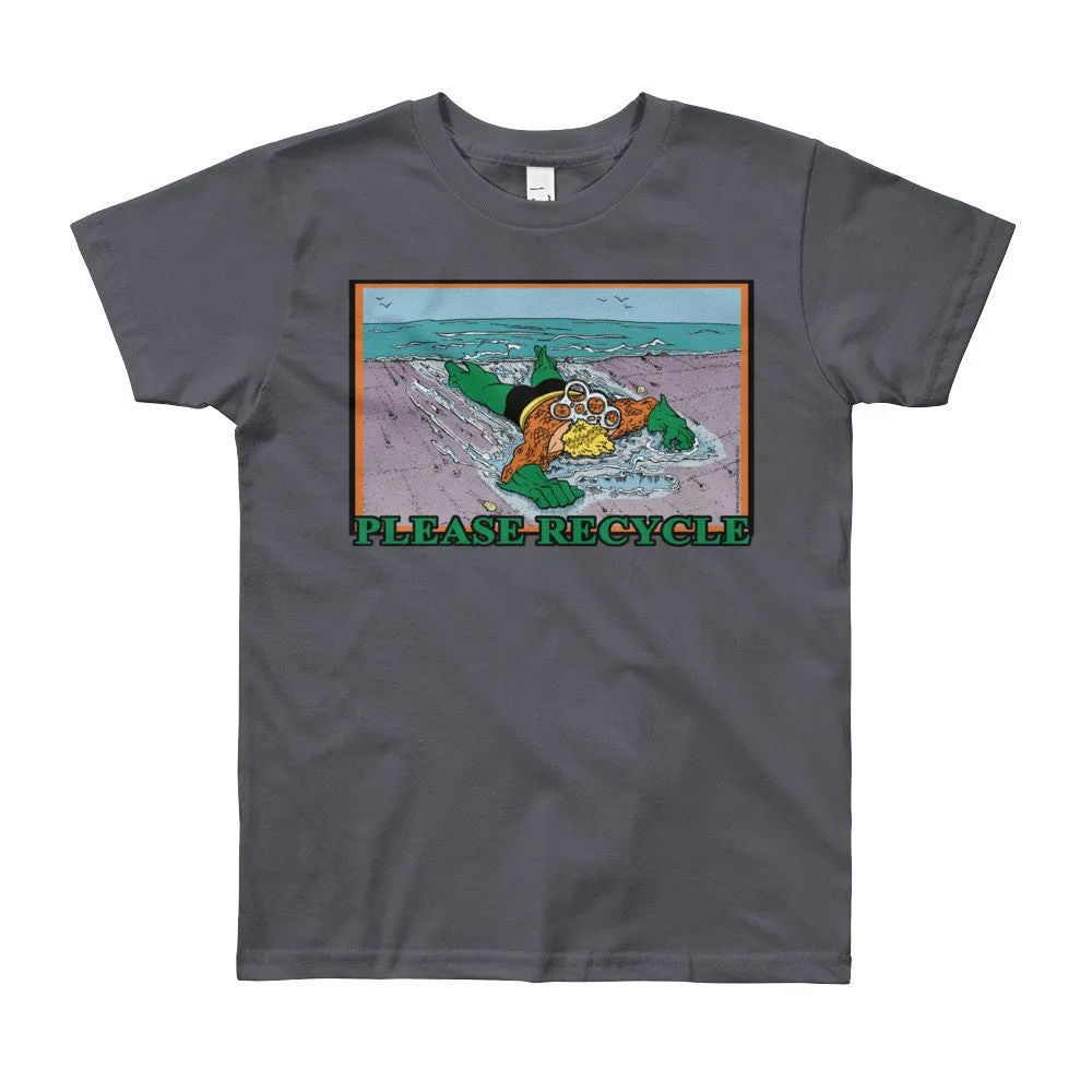 Please Recycle Superhero Youth T-Shirt