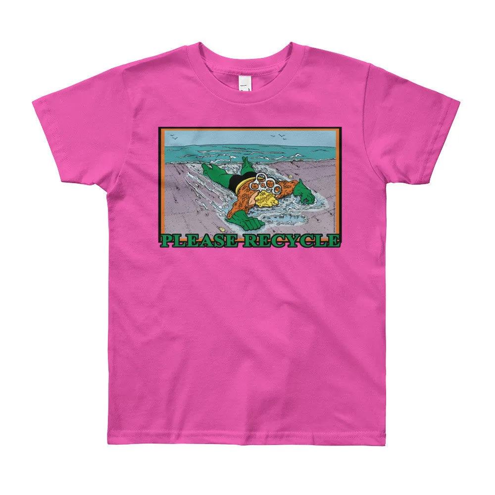 Please Recycle Superhero Youth T-Shirt