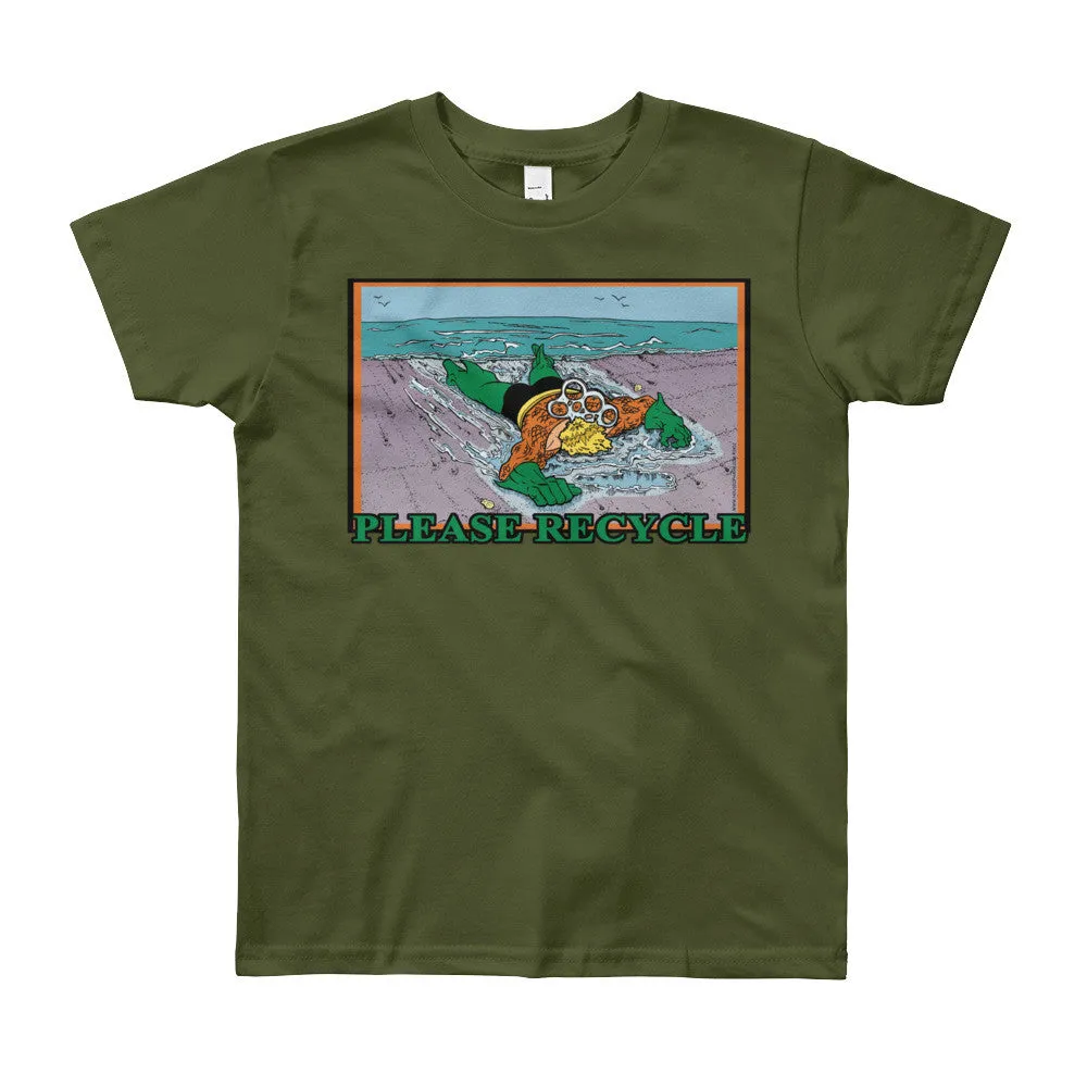 Please Recycle Superhero Youth T-Shirt