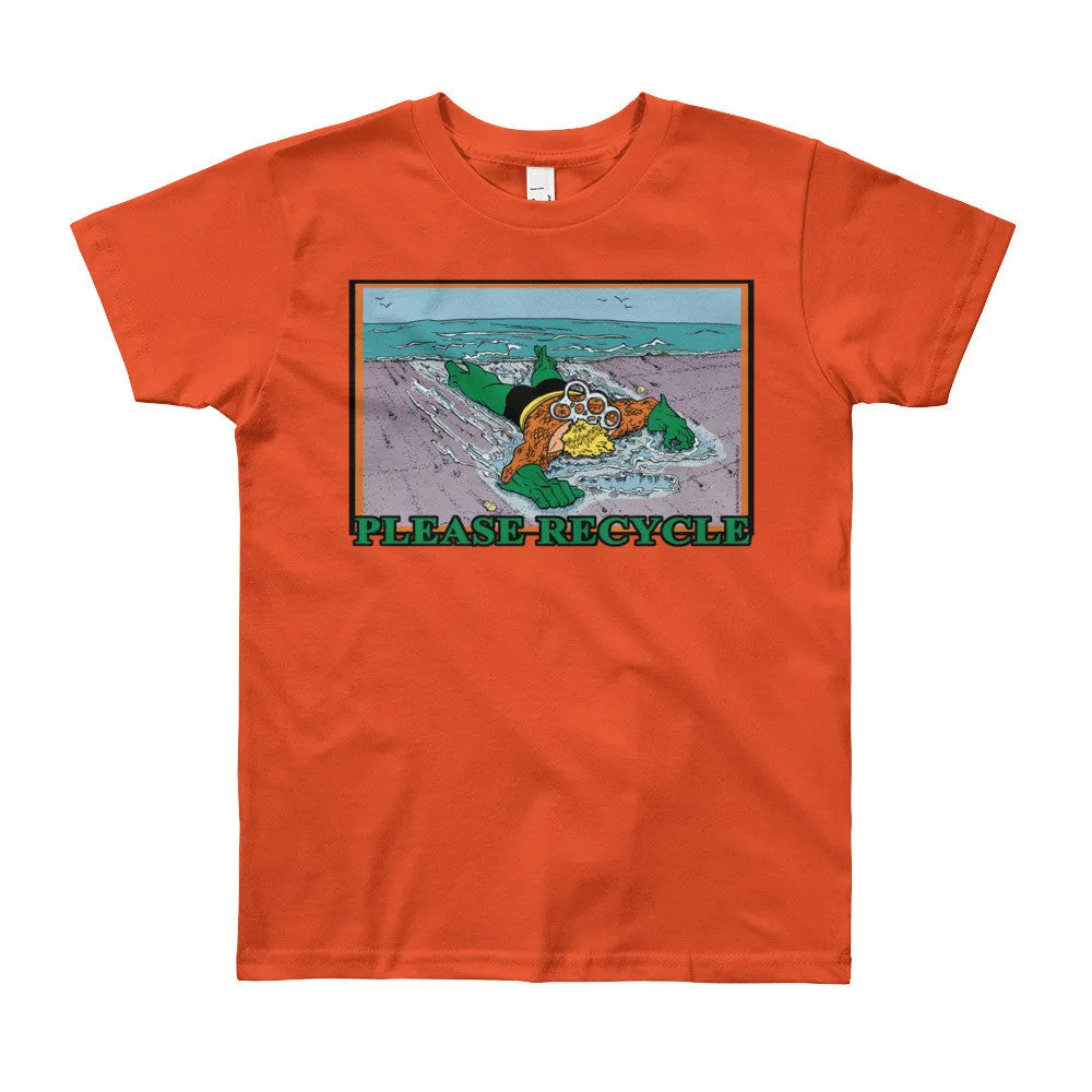 Please Recycle Superhero Youth T-Shirt