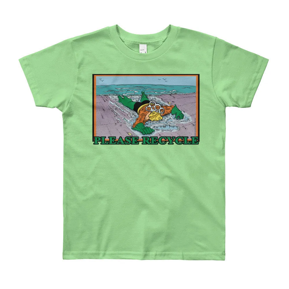 Please Recycle Superhero Youth T-Shirt