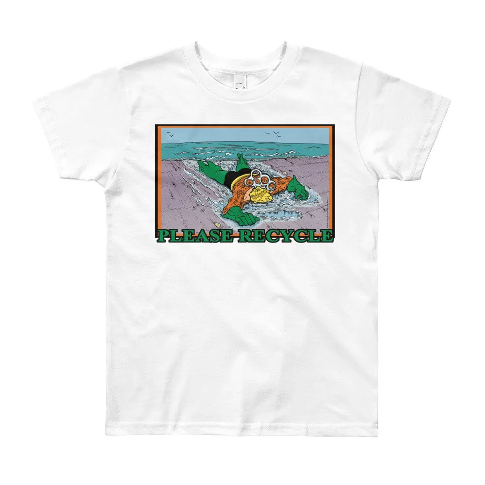 Please Recycle Superhero Youth T-Shirt