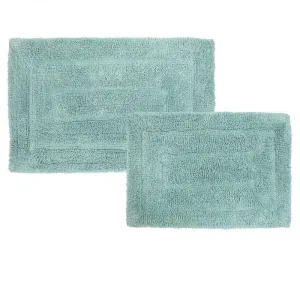 Popular Bath Elan 2-piece Bath Rug Set | Blue