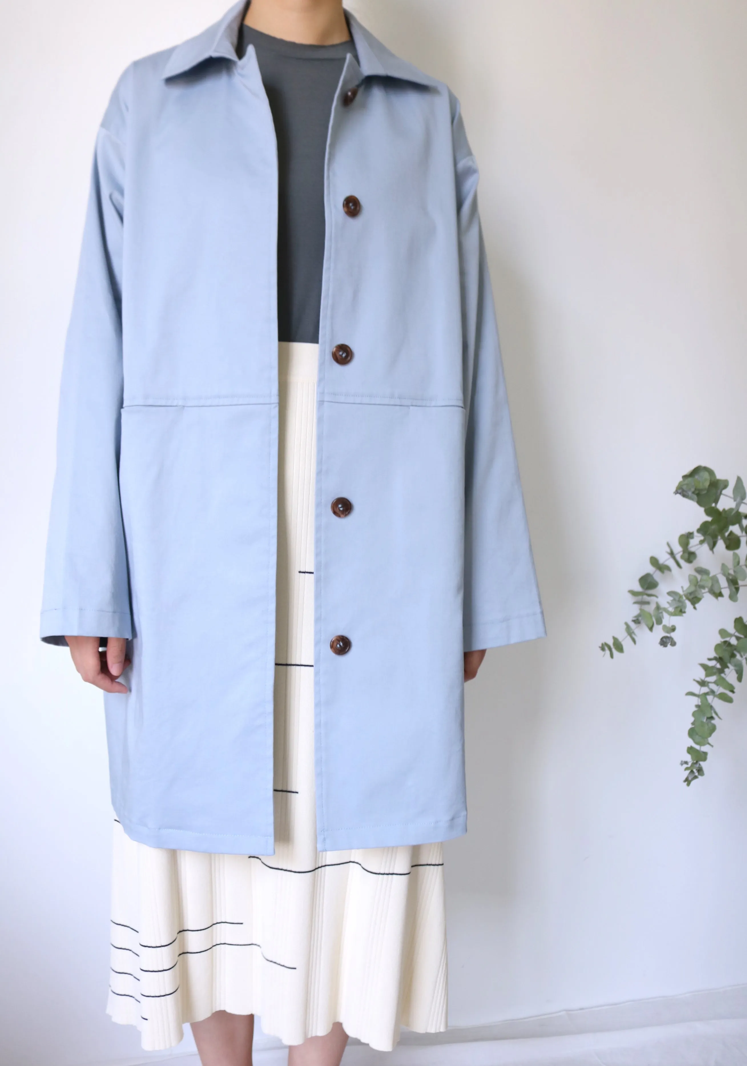 powder trench coat (more colours available)