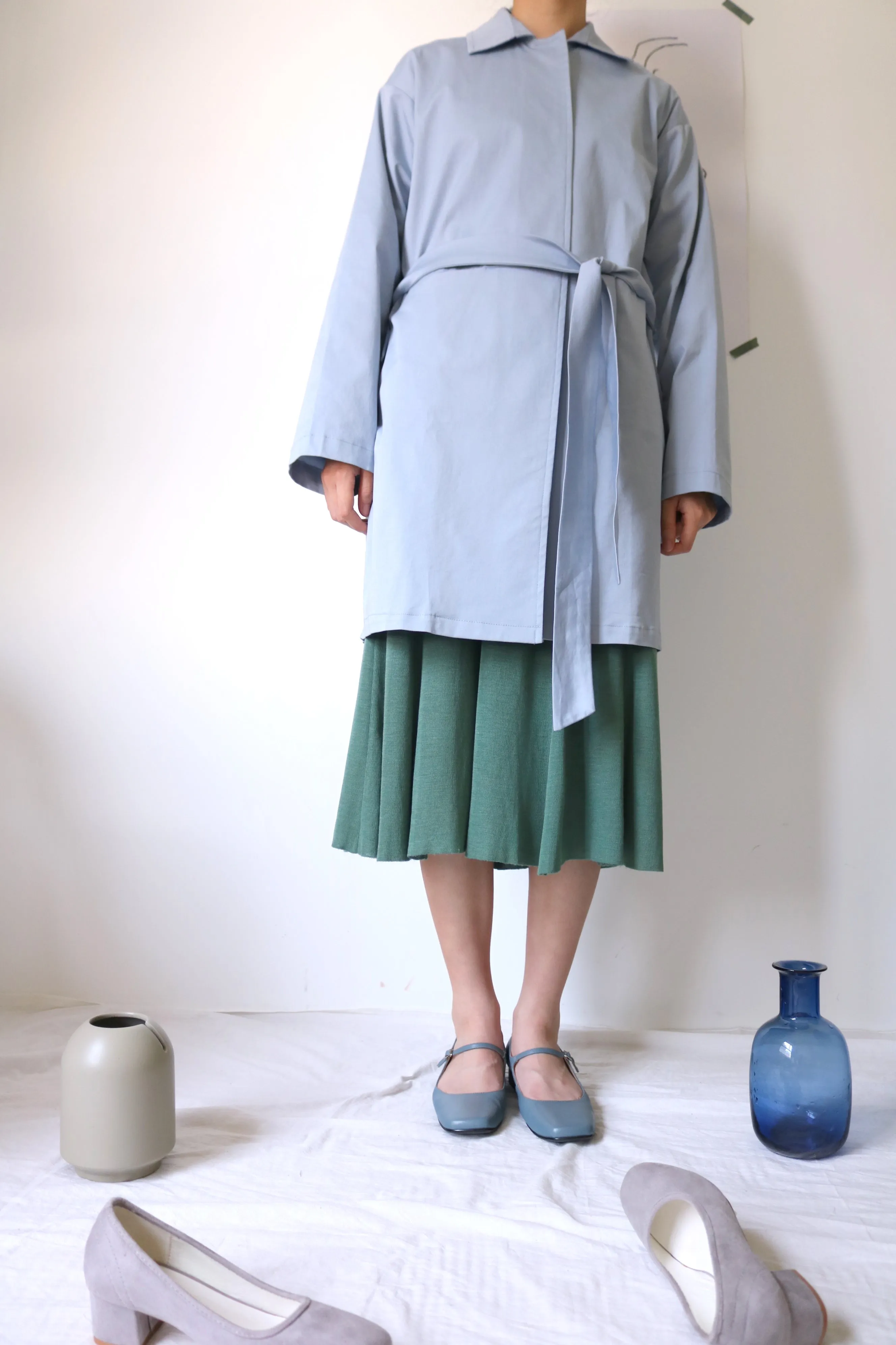 powder trench coat (more colours available)