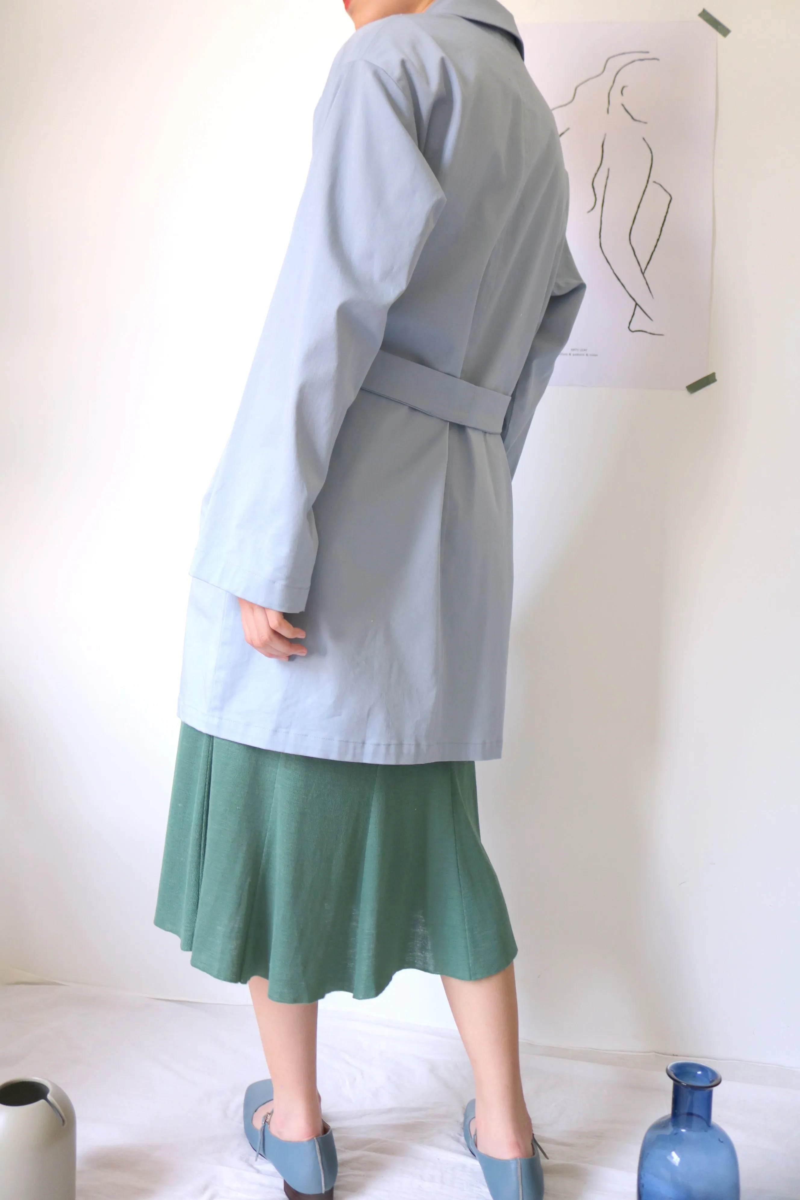 powder trench coat (more colours available)