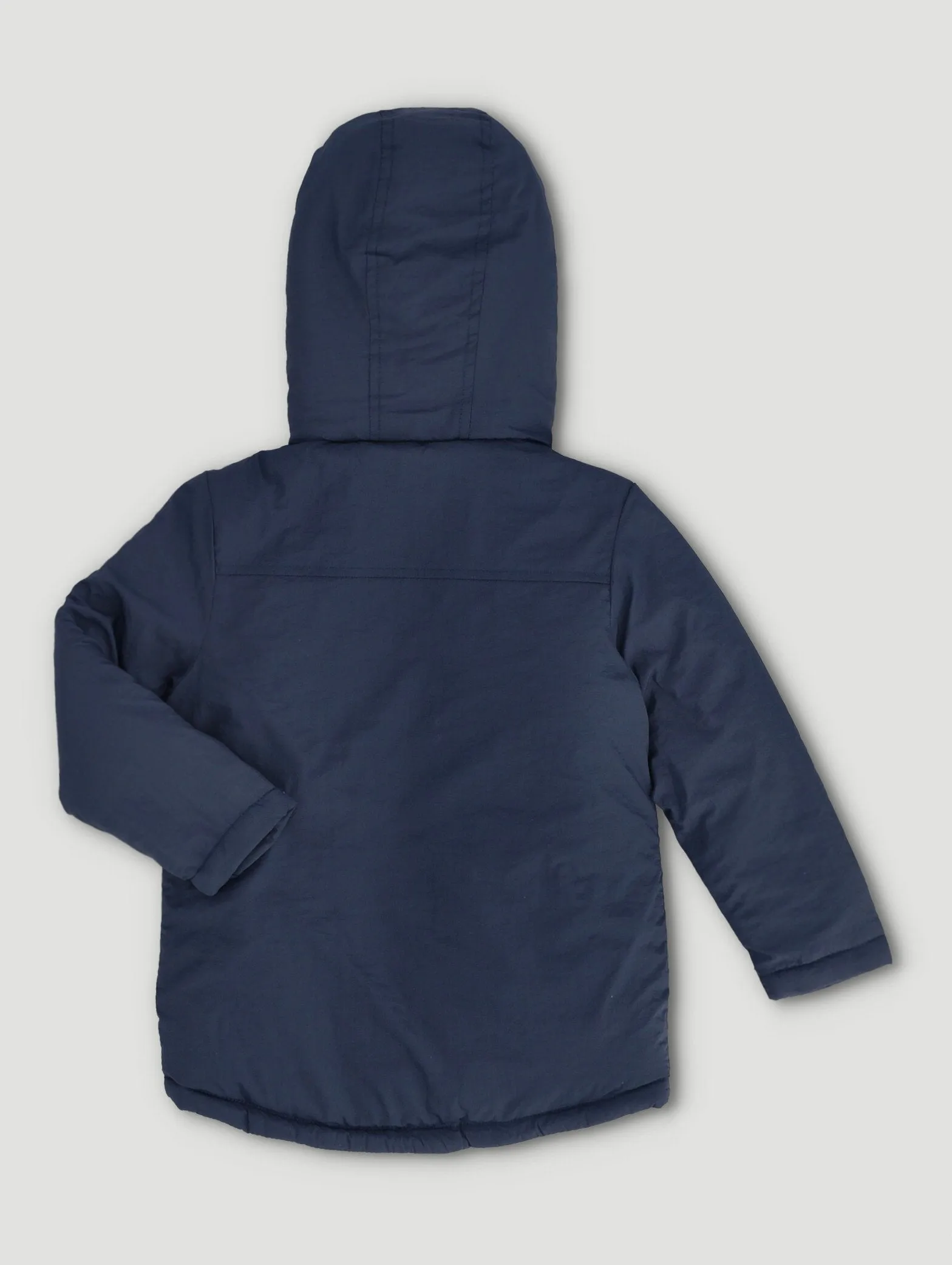 Pre-Boys Utility Parka Jacket - Navy