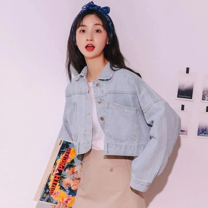 "BACK TIE DENIM" JACKET N082102